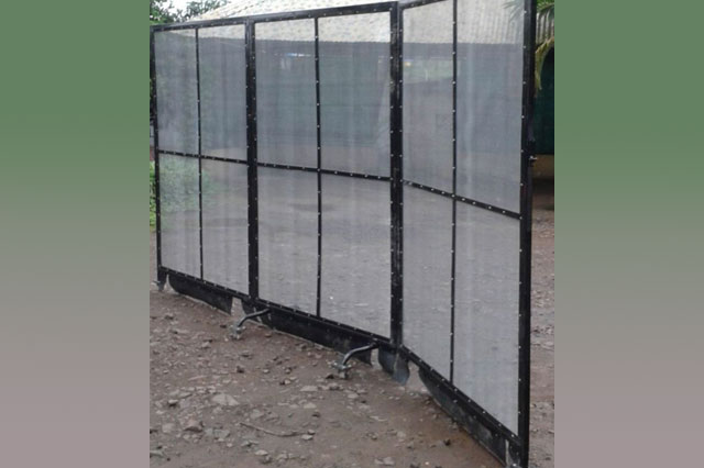 Foldable Partition Screen Three Fold